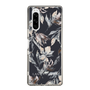 スリムプロテクションケース［ LAGUNAMOON - ニュアンスフラワー - Navy ］