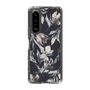 スリムプロテクションケース［ LAGUNAMOON - ニュアンスフラワー - Navy ］