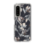 スリムプロテクションケース［ LAGUNAMOON - ニュアンスフラワー - Navy ］
