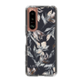 スリムプロテクションケース［ LAGUNAMOON - ニュアンスフラワー - Navy ］