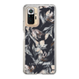 スリムプロテクションケース［ LAGUNAMOON - ニュアンスフラワー - Navy ］