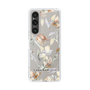 スリムプロテクションケース［ LAGUNAMOON - ニュアンスフラワー - Clear ］