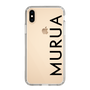 スリムプロテクションケース［ MURUA - ロゴ - Black ］