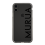 スリムプロテクションケース［ MURUA - ロゴ - Black ］