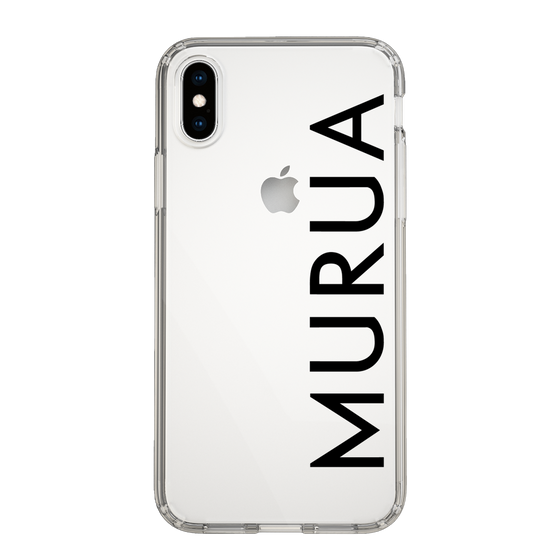 スリムプロテクションケース［ MURUA - ロゴ - Black ］