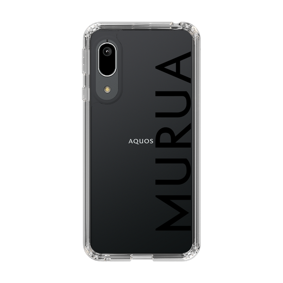 スリムプロテクションケース［ MURUA - ロゴ - Black ］