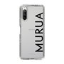 スリムプロテクションケース［ MURUA - ロゴ - Black ］
