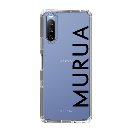 スリムプロテクションケース［ MURUA - ロゴ - Black ］