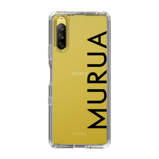 スリムプロテクションケース［ MURUA - ロゴ - Black ］
