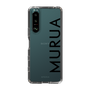 スリムプロテクションケース［ MURUA - ロゴ - Black ］