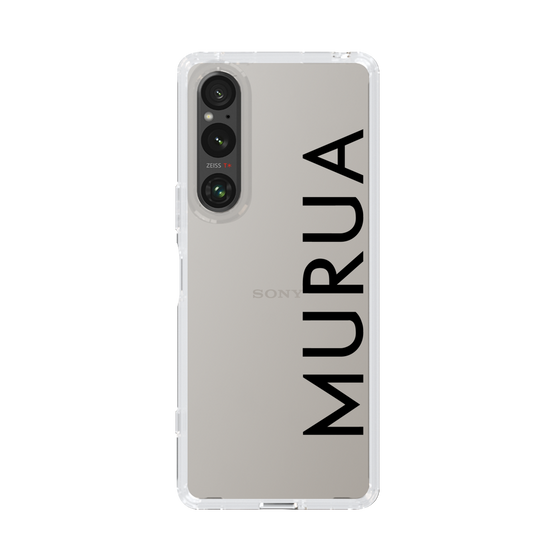 スリムプロテクションケース［ MURUA - ロゴ - Black ］