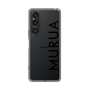 スリムプロテクションケース［ MURUA - ロゴ - Black ］