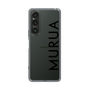 スリムプロテクションケース［ MURUA - ロゴ - Black ］