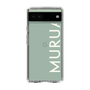 スリムプロテクションケース［ MURUA - ロゴ - White ］