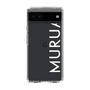 スリムプロテクションケース［ MURUA - ロゴ - White ］