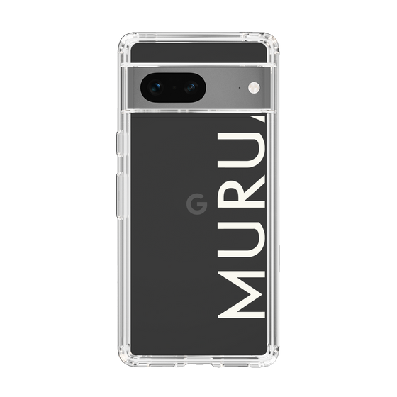 スリムプロテクションケース［ MURUA - ロゴ - White ］