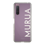 スリムプロテクションケース［ MURUA - ロゴ - White ］