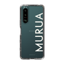 スリムプロテクションケース［ MURUA - ロゴ - White ］