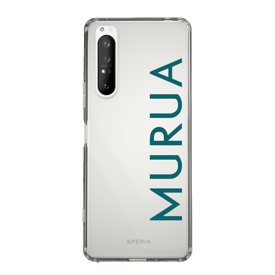 スリムプロテクションケース［ MURUA - ロゴ - Green ］
