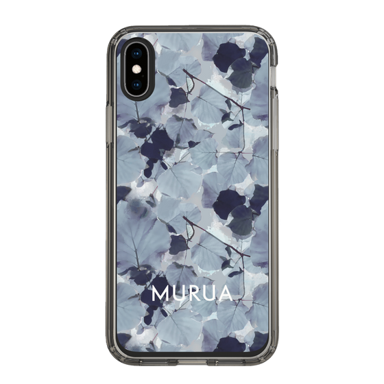 スリムプロテクションケース［ MURUA - プリント - Gray ］