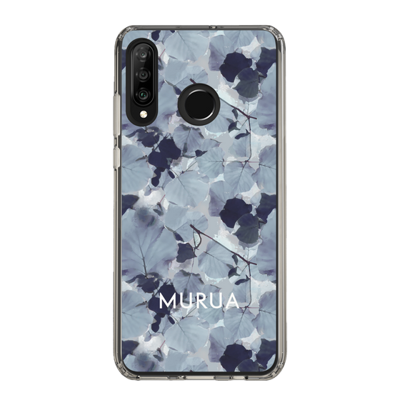 スリムプロテクションケース［ MURUA - アートプリント - Gray ］
