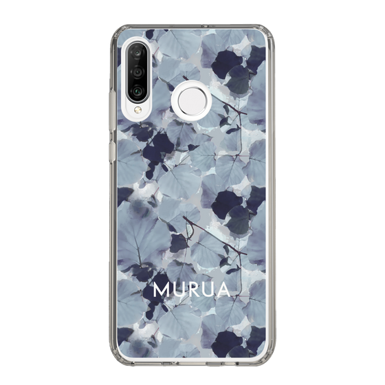 スリムプロテクションケース［ MURUA - プリント - Gray ］