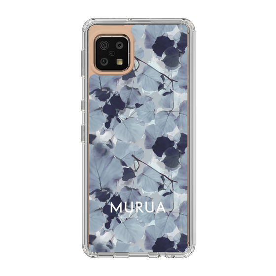 スリムプロテクションケース［ MURUA - アートプリント - Gray ］