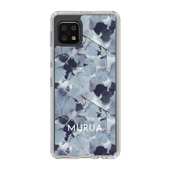 スリムプロテクションケース［ MURUA - プリント - Gray ］