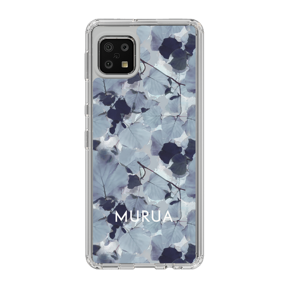 スリムプロテクションケース［ MURUA - プリント - Gray ］