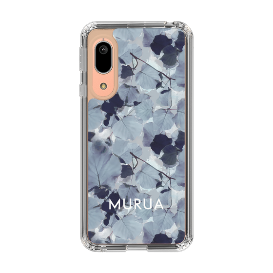 スリムプロテクションケース［ MURUA - プリント - Gray ］