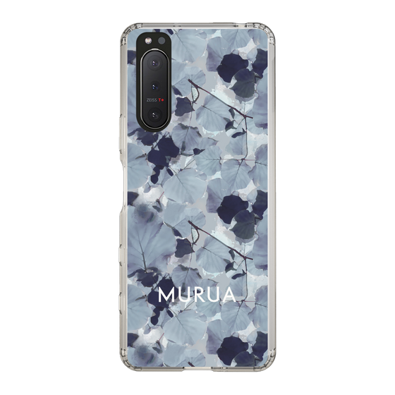 スリムプロテクションケース［ MURUA - プリント - Gray ］