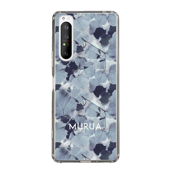 スリムプロテクションケース［ MURUA - アートプリント - Gray ］