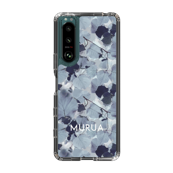 スリムプロテクションケース［ MURUA - アートプリント - Gray ］