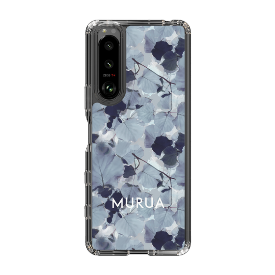 スリムプロテクションケース［ MURUA - プリント - Gray ］