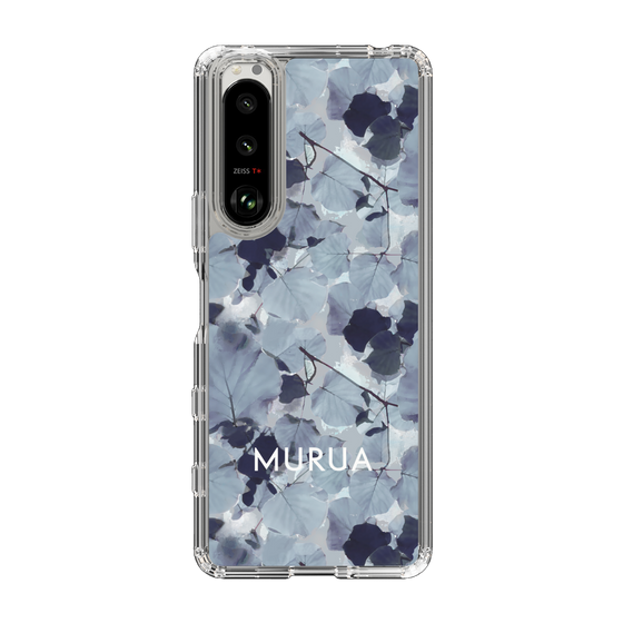 スリムプロテクションケース［ MURUA - プリント - Gray ］