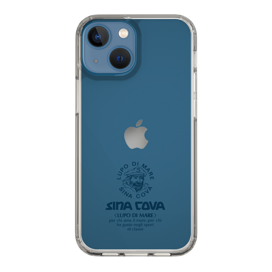 スリムプロテクションケース［ SINA COVA - ロゴ - Navy ］