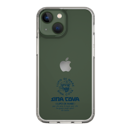 スリムプロテクションケース［ SINA COVA - ロゴ - Navy ］