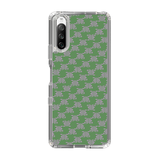 スリムプロテクションケース［ jouetie - モノグラム - Green ］