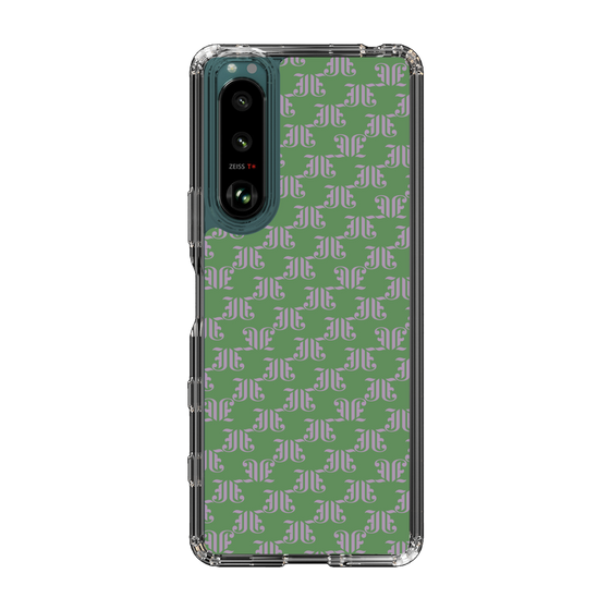 スリムプロテクションケース［ jouetie - モノグラム - Green ］