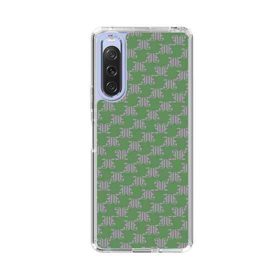 スリムプロテクションケース［ jouetie - モノグラム - Green ］