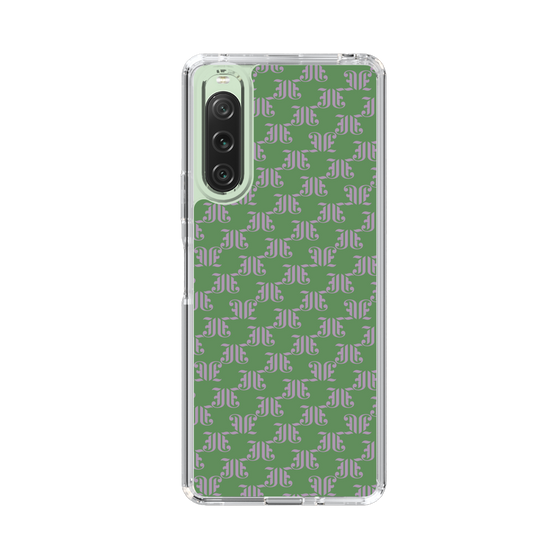 スリムプロテクションケース［ jouetie - モノグラム - Green ］