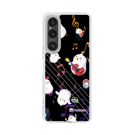スリムプロテクションケース［ ポケカラ-ロック風ポケ子 ］