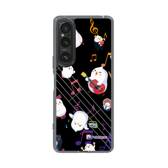 スリムプロテクションケース［ ポケカラ-ロック風ポケ子 ］