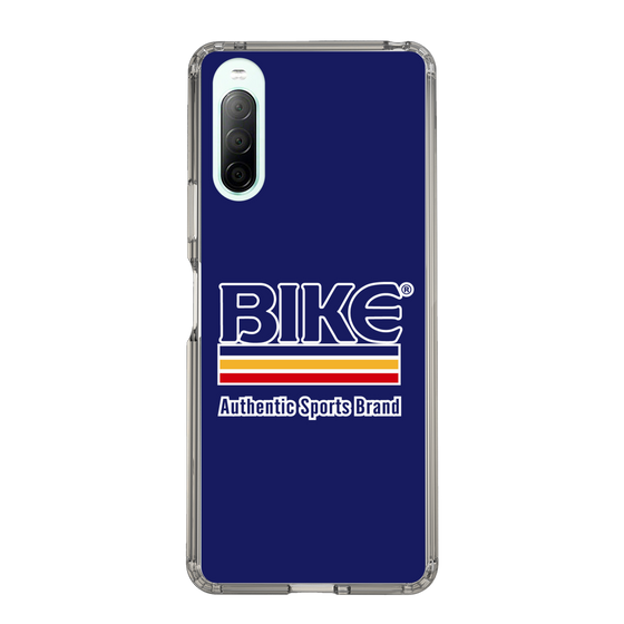 スリムプロテクションケース［ BIKE ATHLETIC - ロゴ - Blue ］