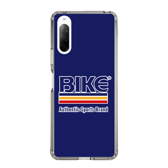 スリムプロテクションケース［ BIKE ATHLETIC - ロゴ - Blue ］