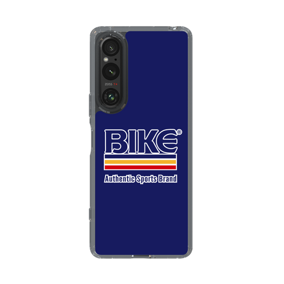 スリムプロテクションケース［ BIKE ATHLETIC - ロゴ - Blue ］