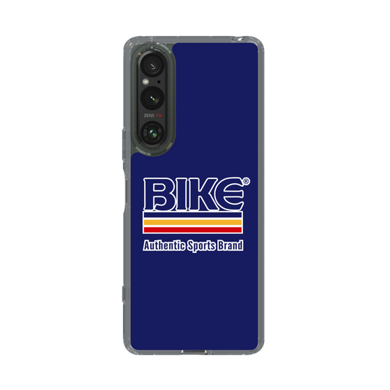 スリムプロテクションケース［ BIKE ATHLETIC - ロゴ - Blue ］