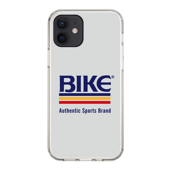 スリムプロテクションケース［ BIKE ATHLETIC -ロゴ - White ］