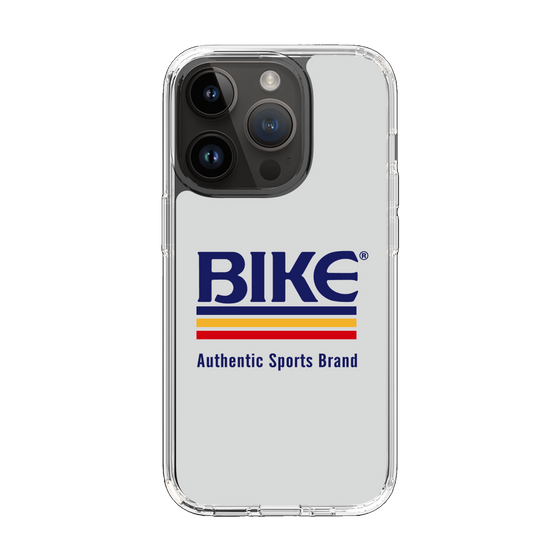 スリムプロテクションケース［ BIKE ATHLETIC -ロゴ - White ］