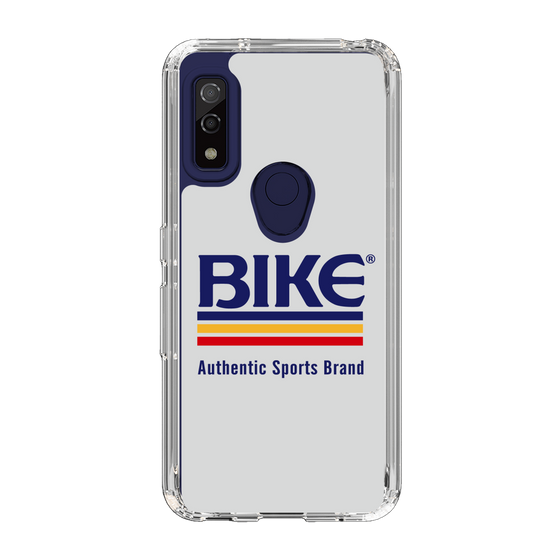 スリムプロテクションケース［ BIKE ATHLETIC -ロゴ - White ］